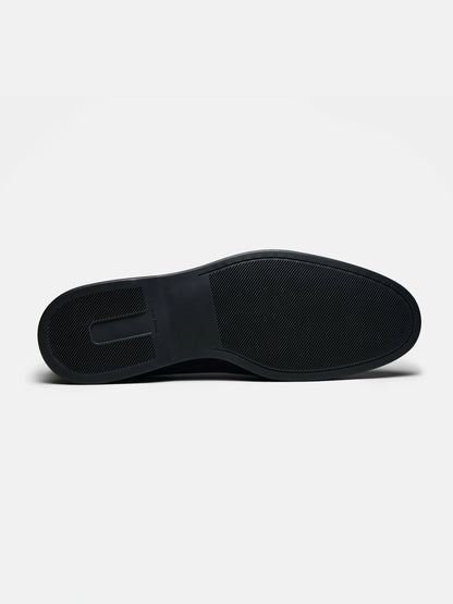 The Belgian Loafer - Black Deerskin
