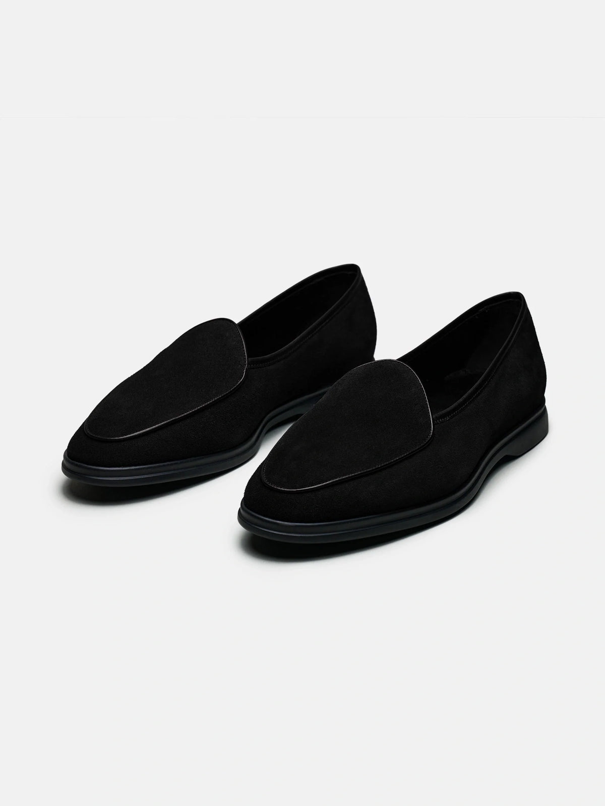 The Belgian Loafer - Black Suede