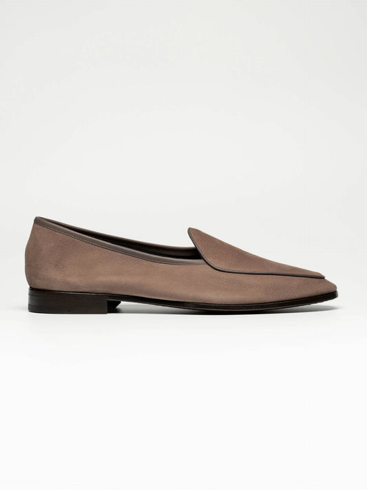The Belgian Loafer - Taupe Nubuck - Unlined