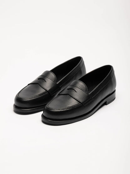 The Ivy Loafer - Black Grain